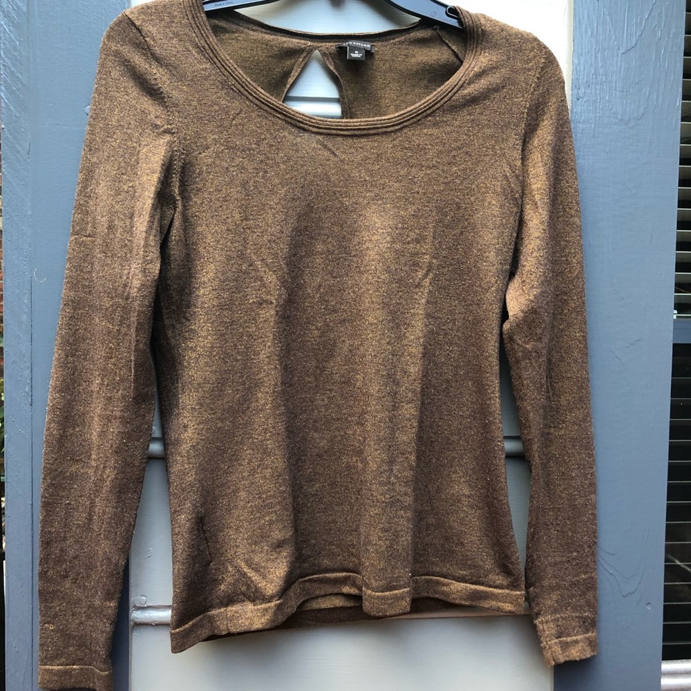 Ann Taylor copper shimmery top